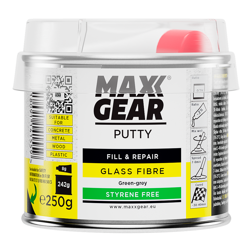 MAXX GEAR Fiberglass putty 250g – Maxx Gear
