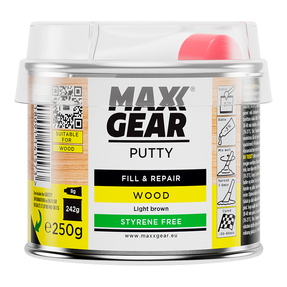 MAXX GEAR Wood Putty 250g